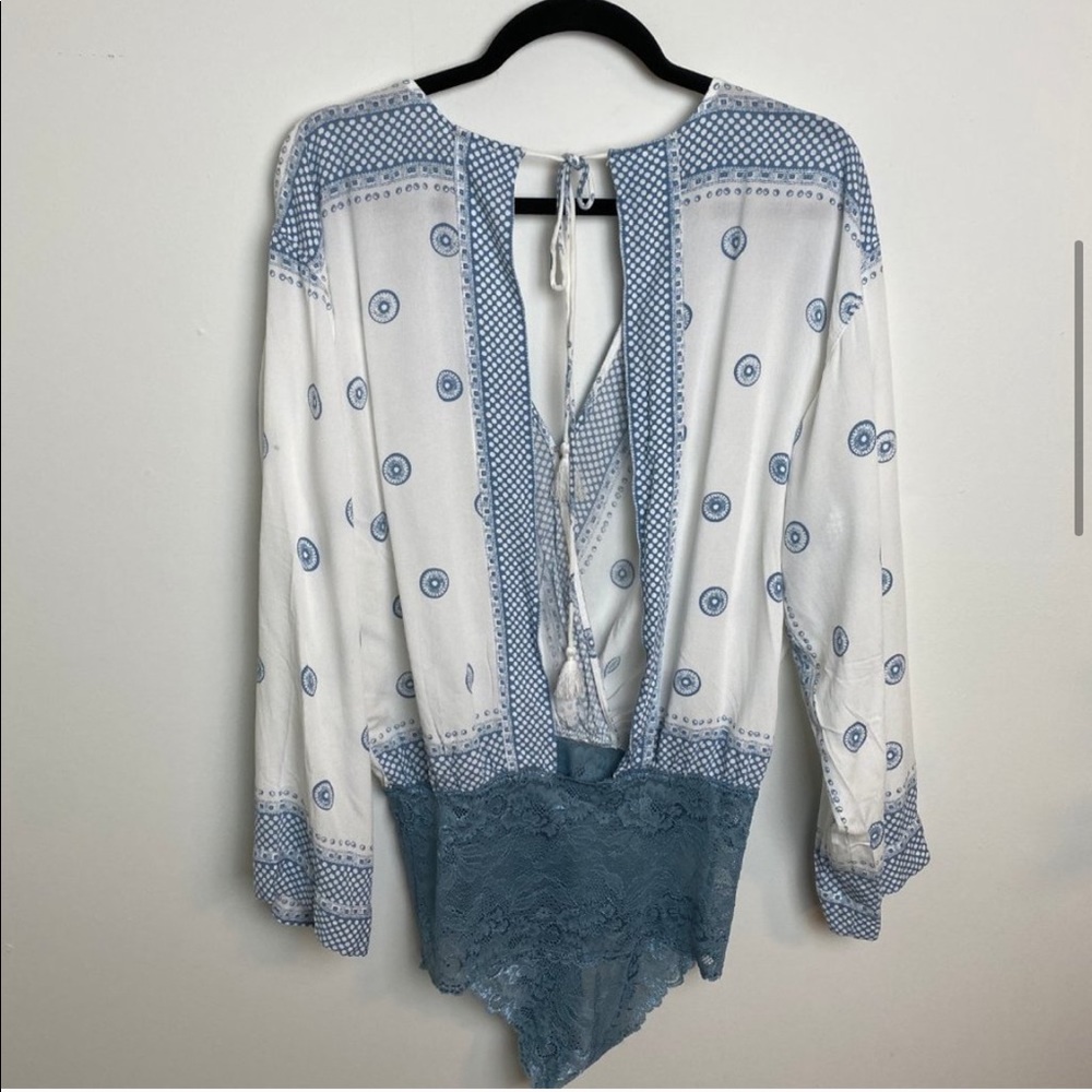 Free people intimate bodysuit with lace bottom - Picture 5 of 8